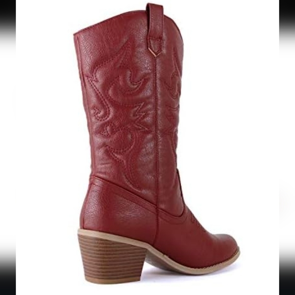 Karyn's Special - Size 11 - Women's Cowboy Cowgirl Pointed Toe Stitched Boots - Picture 11 of 15